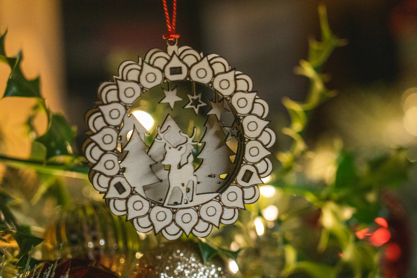 Little Deer and Stars Ornament